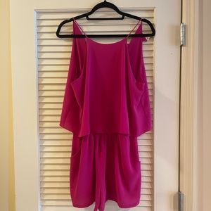 Hot pink romper